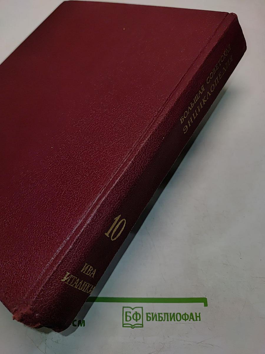 Большая Советская Энциклопедия. Том 10. Ива — Итальянцы