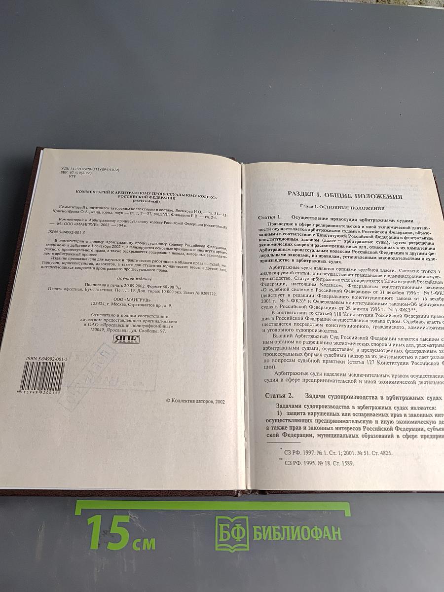 Комментарий к Арбитражному процессуальному кодексу Российской Федерации (постатейный)