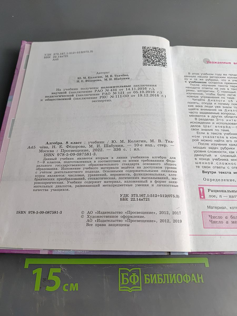 Алгебра 8 класс