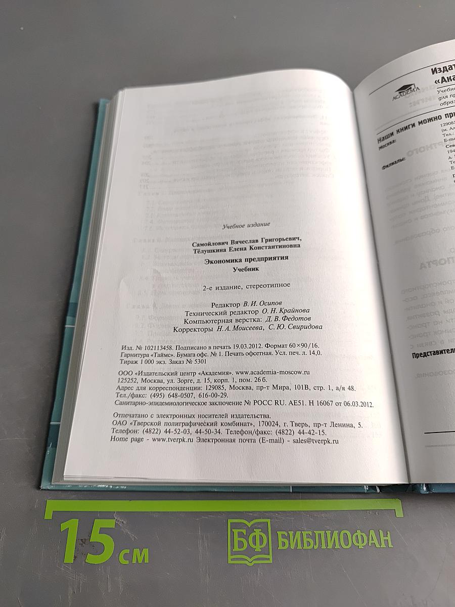 Экономика предприятия