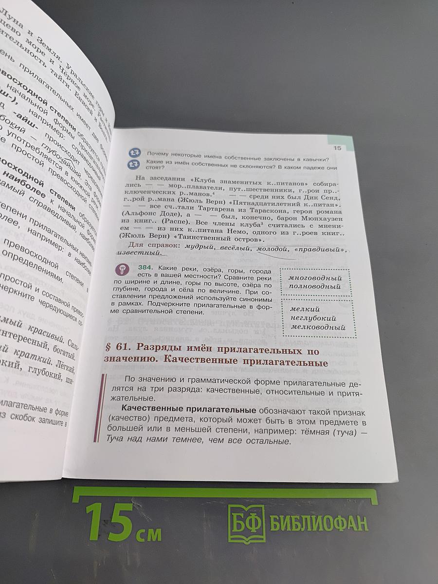 Русский язык. 6 класс. Учебник для общеобразовательных организаций. Часть 2
