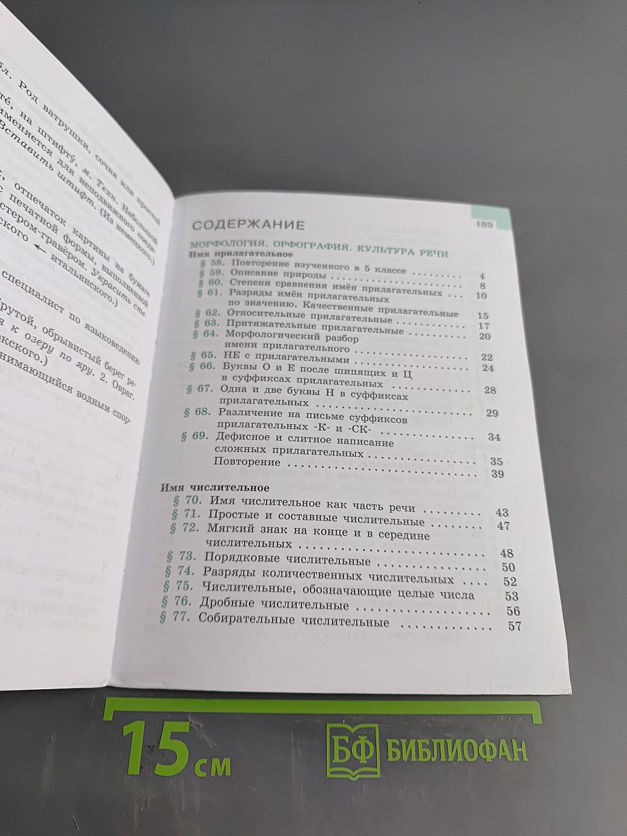 Русский язык. 6 класс. Учебник для общеобразовательных организаций. Часть 2