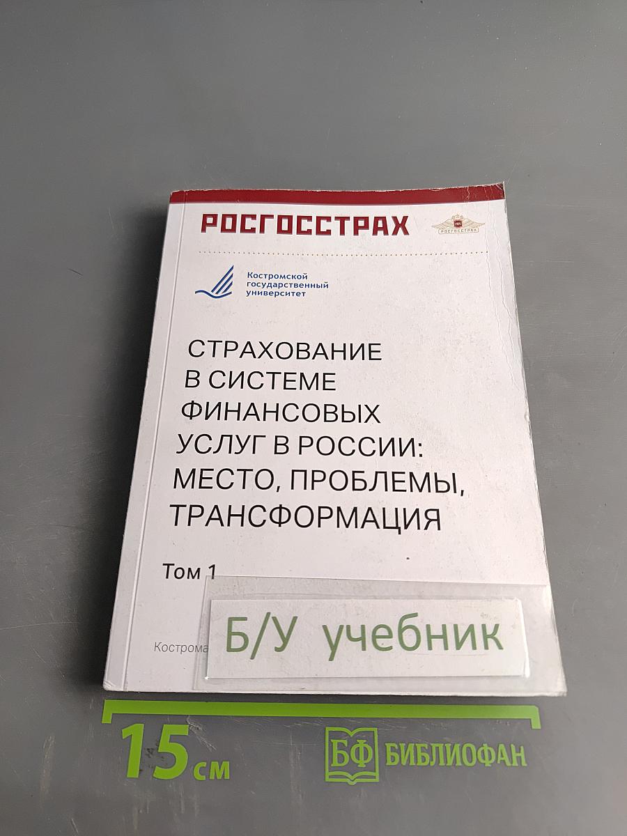 Страхование в системе финансовых услуг в России: место, проблемы, трансформация. Том 1