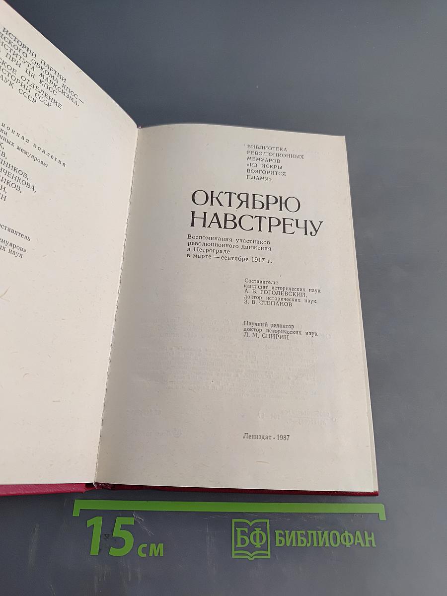 Октябрю навстречу