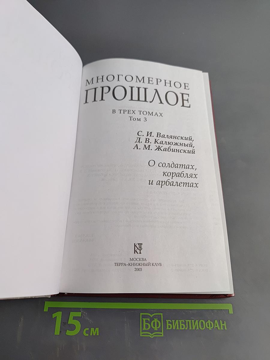 Многомерное прошлое. Том 3. О солдатах, кораблях и арбалетах