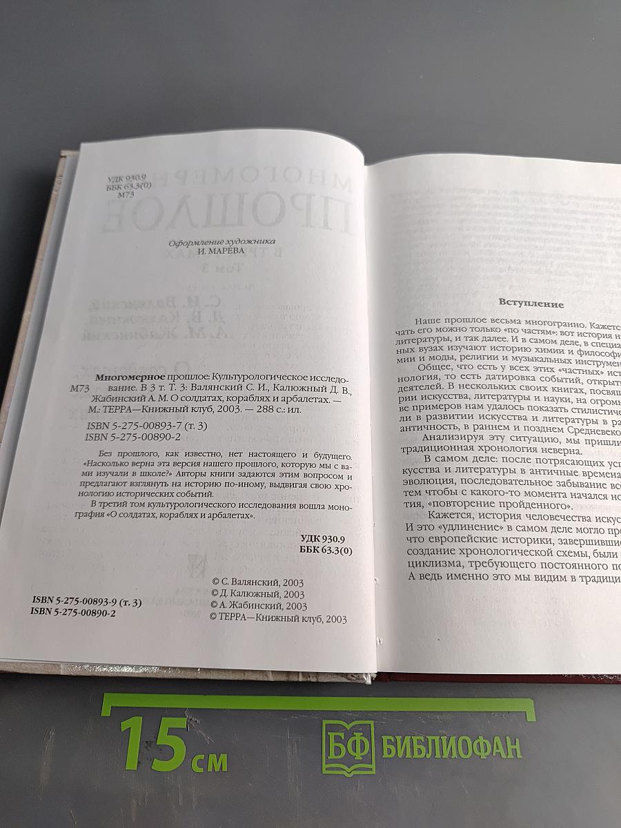 Многомерное прошлое. Том 3. О солдатах, кораблях и арбалетах