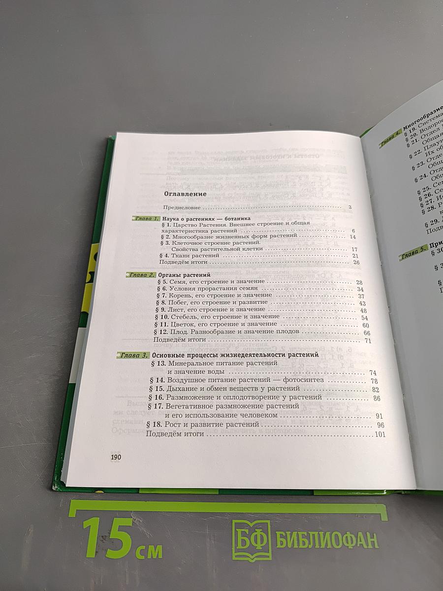 Биология 6 класс