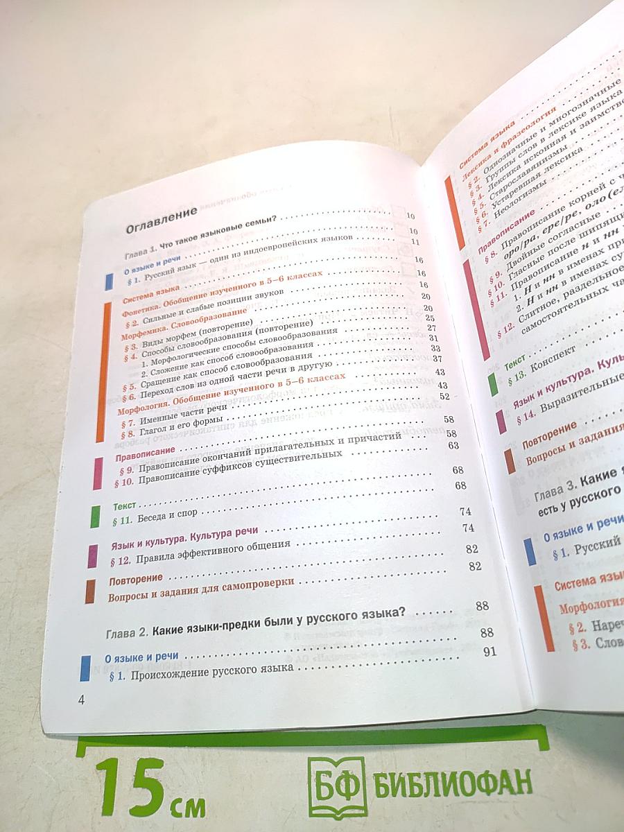 Русский язык. 7 класс. Учебник для учащихся общеобразовательных организаций