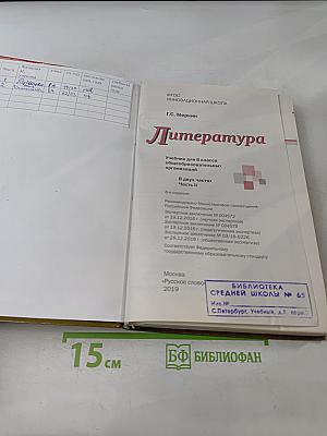 Литература. 8 класс. Часть II