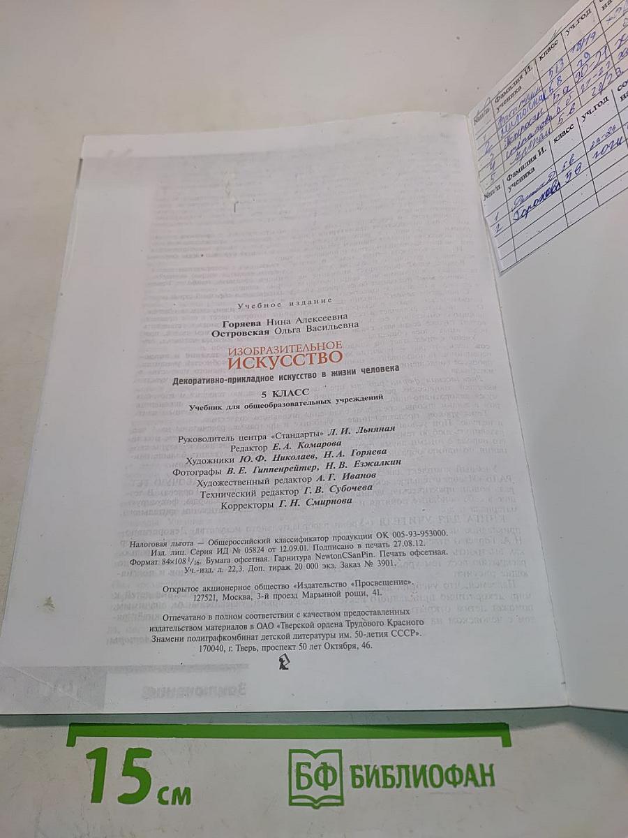 Изобразительное искусство. Декоративно-прикладное искусство в жизни человека. 5 класс