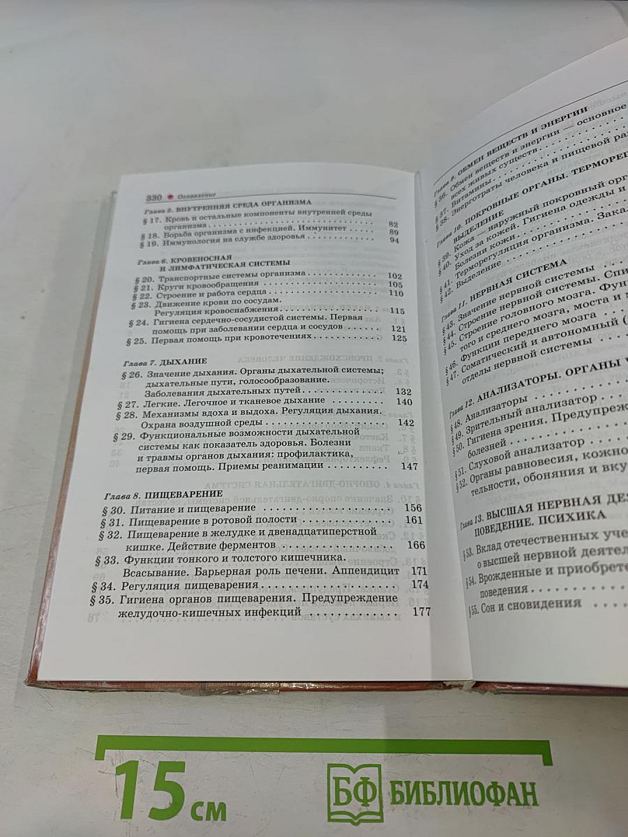 Биология. Человек. 8 класс