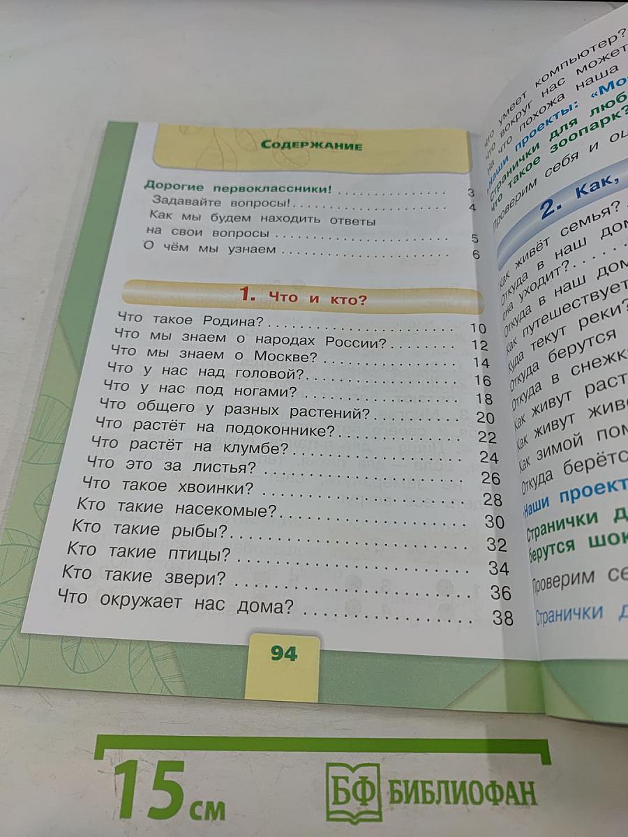 Окружающий мир. 1 класс. Часть 1