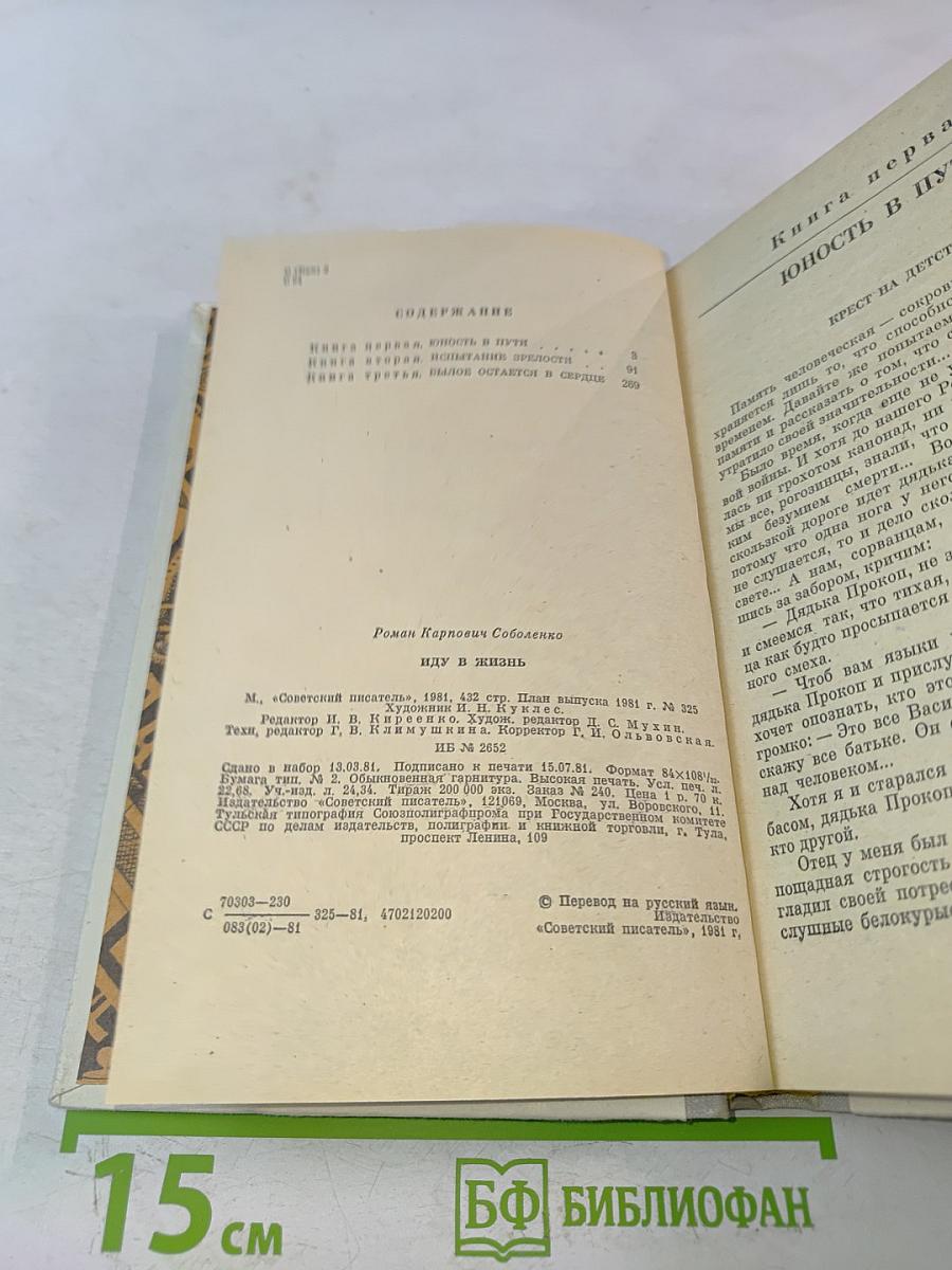 Иду в жизнь