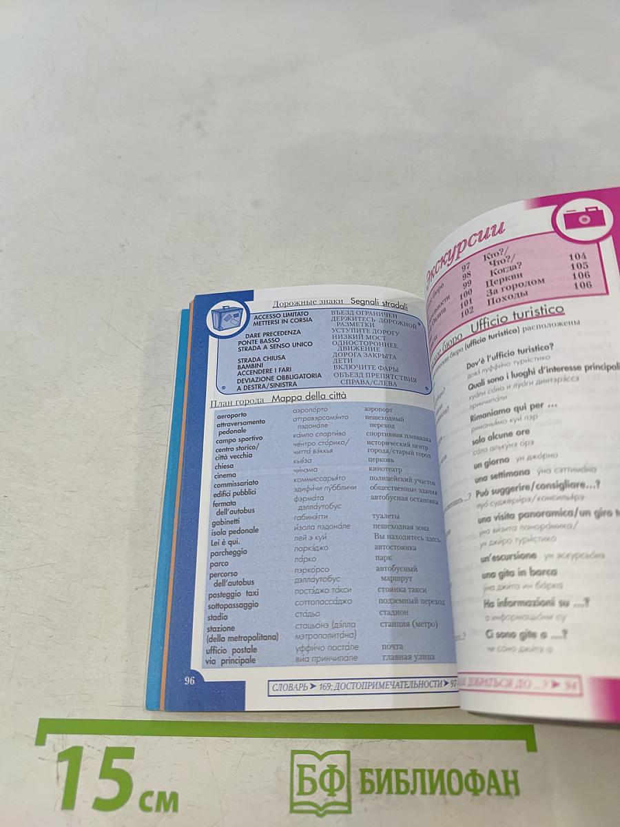 Итальянский разговорник и словарь