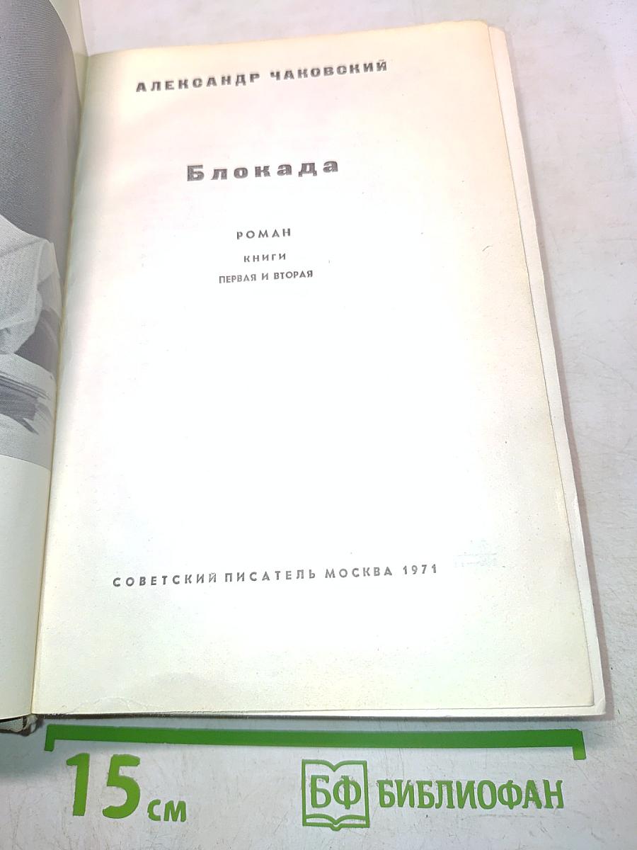 Блокада. Роман. Книги первая и вторая