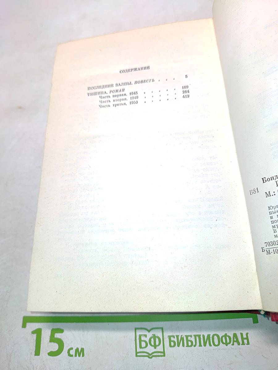 Последние залпы. Тишина