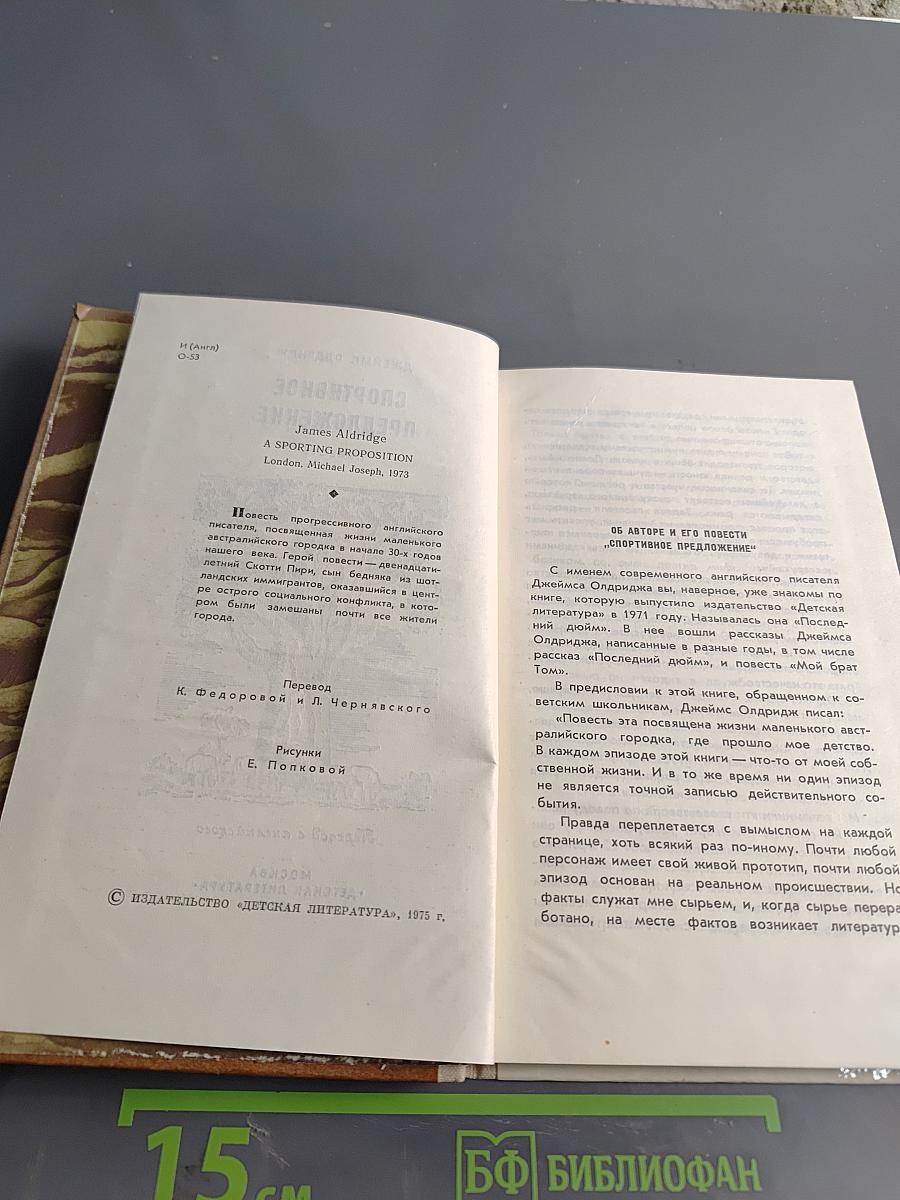 Спортивное предложение