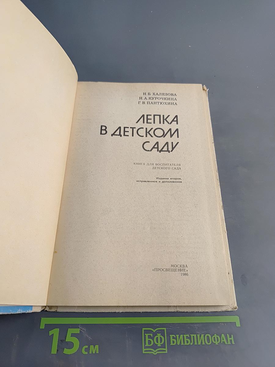 Лепка в детском саду