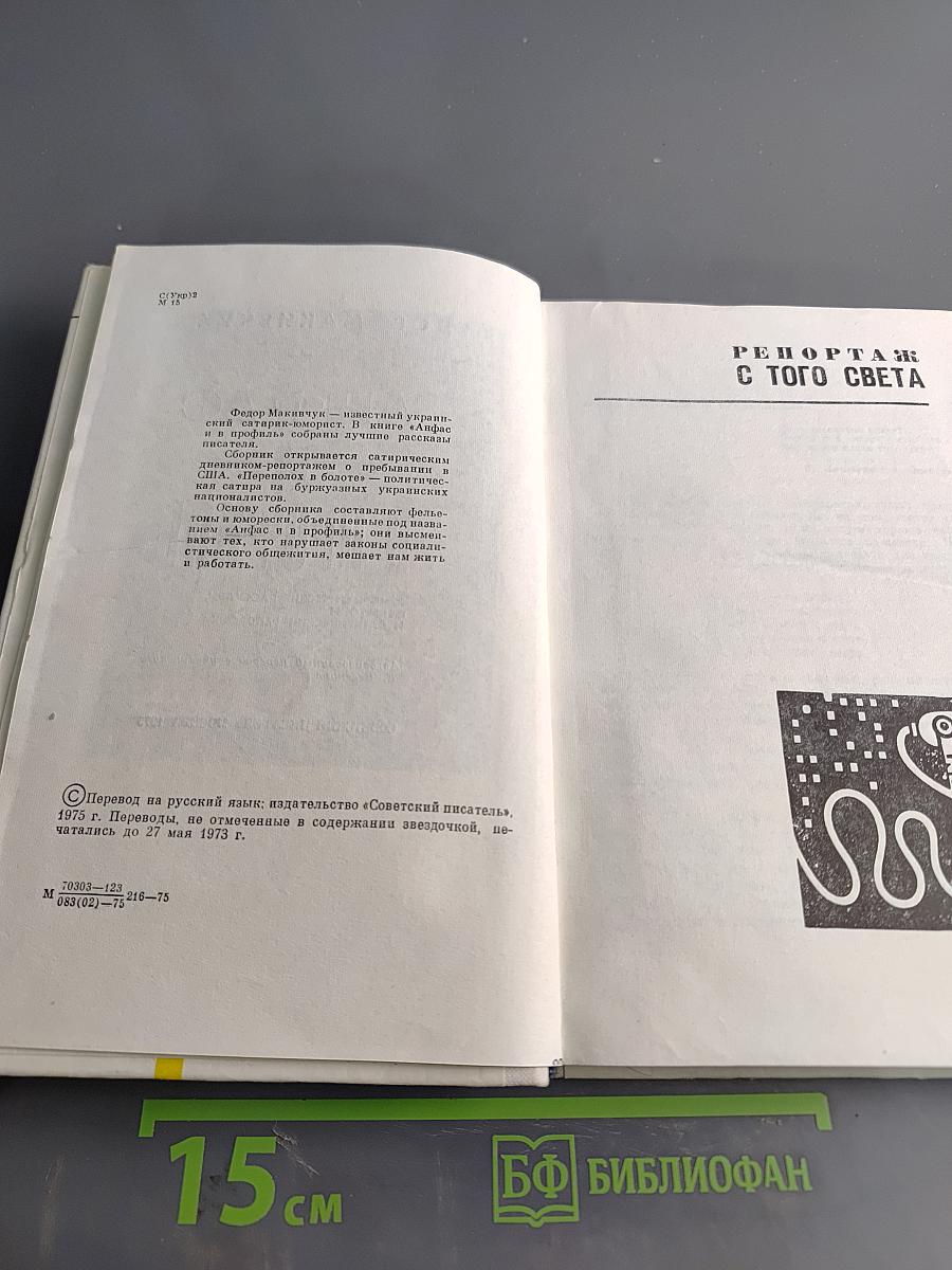 Анфас и в профиль