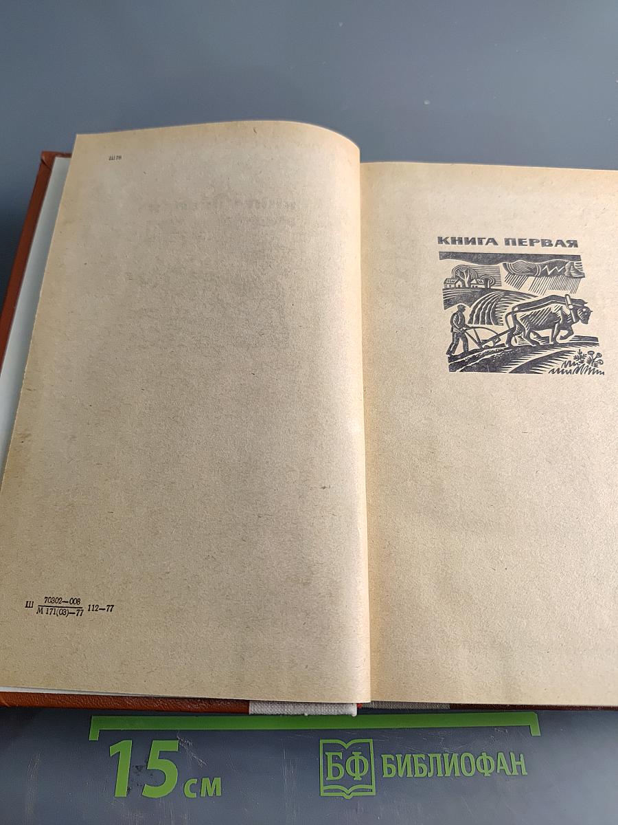 Поднятая целина. Роман в двух книгах. Книга первая