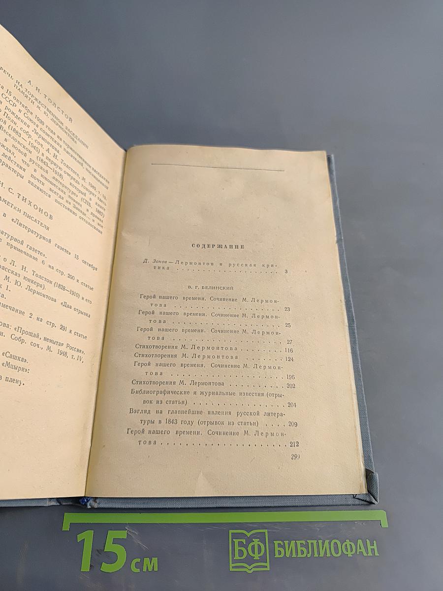 М.Ю. Лермонтов в русской критике. Сборник статей