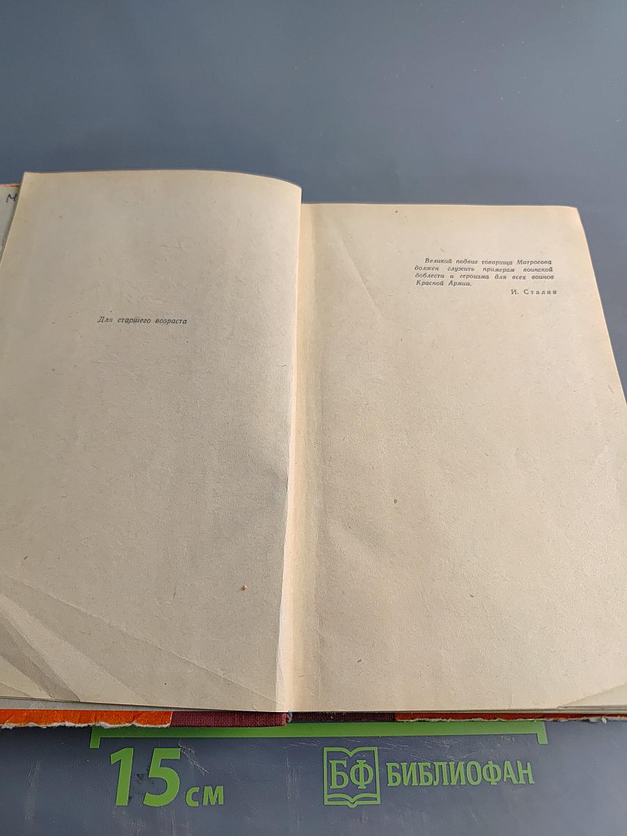 Александр Матросов (Библиотека школьника)