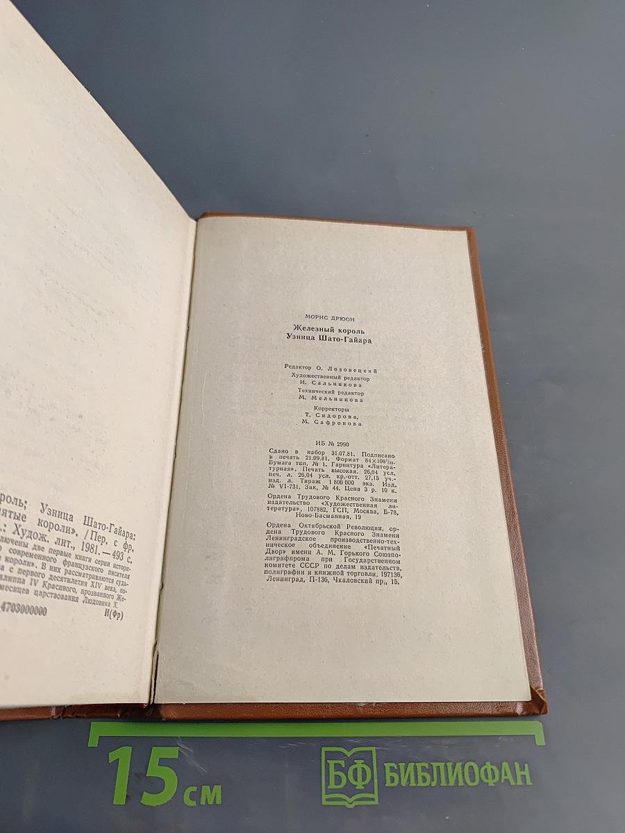 Железный король. Узница Шато-Тайафара