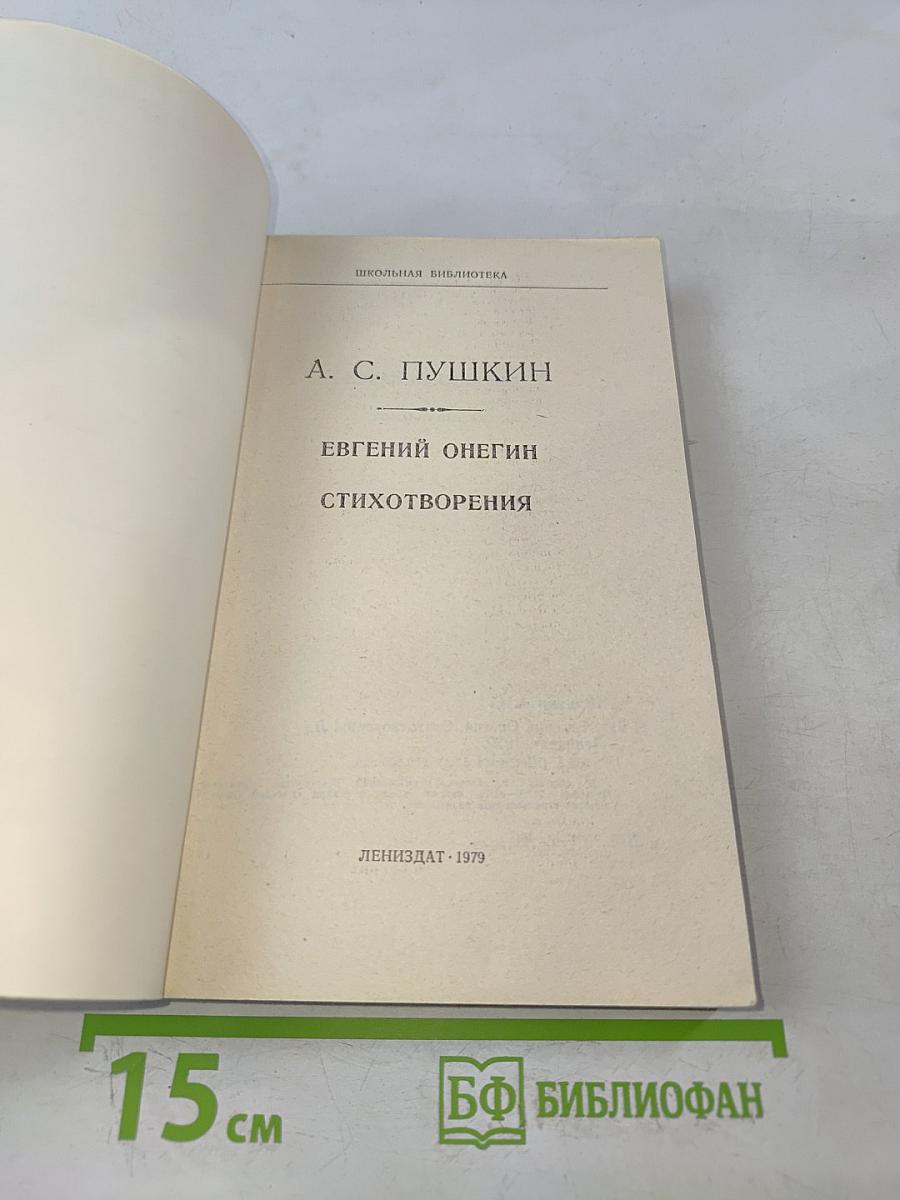 Евгений Онегин. Стихотворения