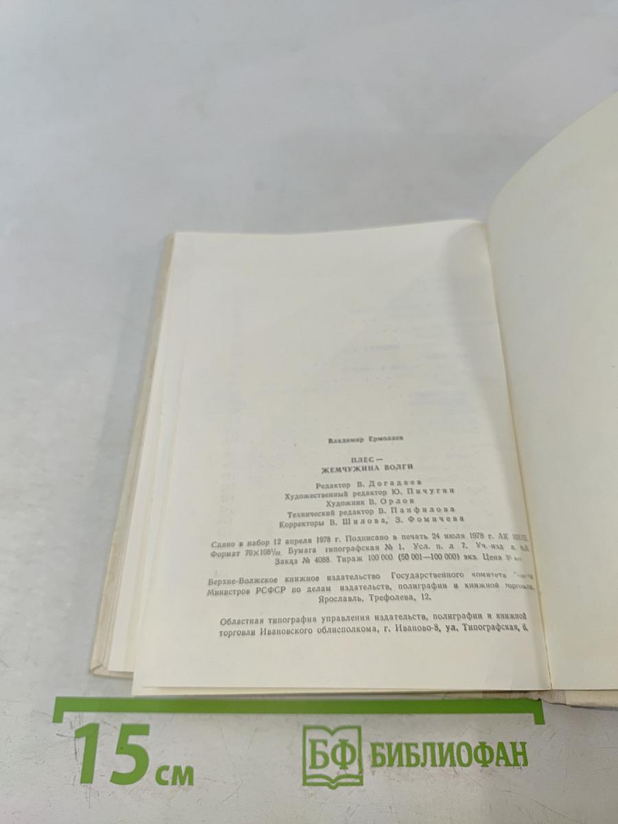 Плес. Жемчужина Волги