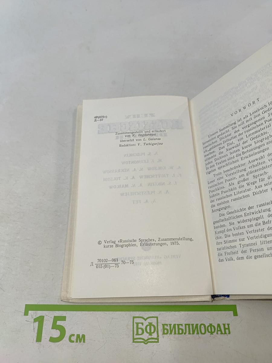 Десять русских поэтов для говорящих на немецком языке