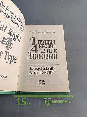 4 группы крови – 4 пути к здоровью
