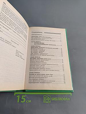 4 группы крови – 4 пути к здоровью