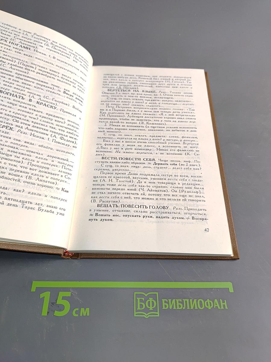 Краткий фразеологический словарь русского языка