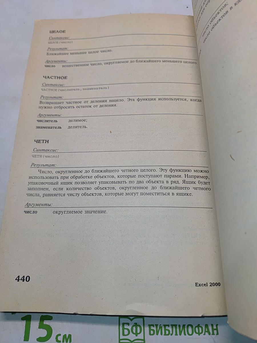 Excel 2000 (русифицированная версия)