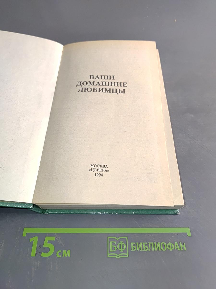 Ваши домашние любимцы