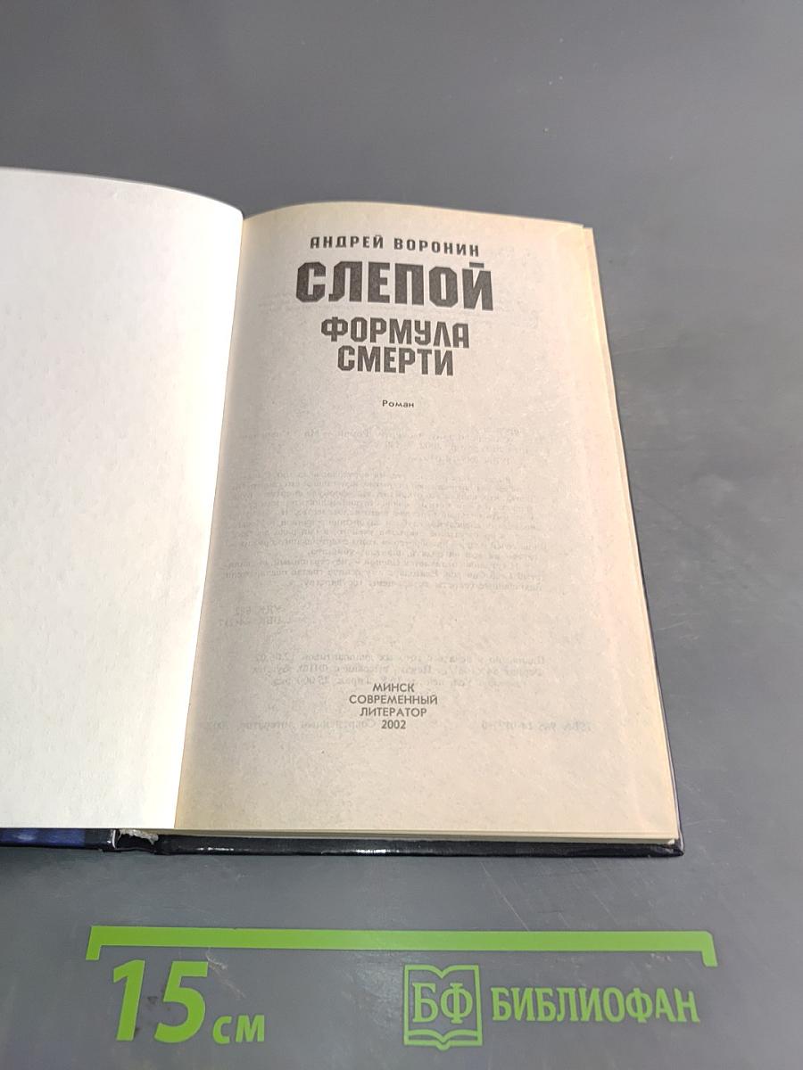 Слепой. Формула смерти