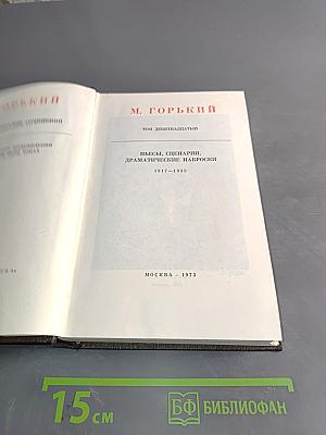 Собрание сочинений. Том девятнадцатый. Пьесы, сценарии, драматические наброски 1917-1935