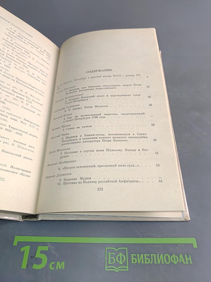 Петербург в русской поэзии. Поэтическая антология XVIII – начала XX века