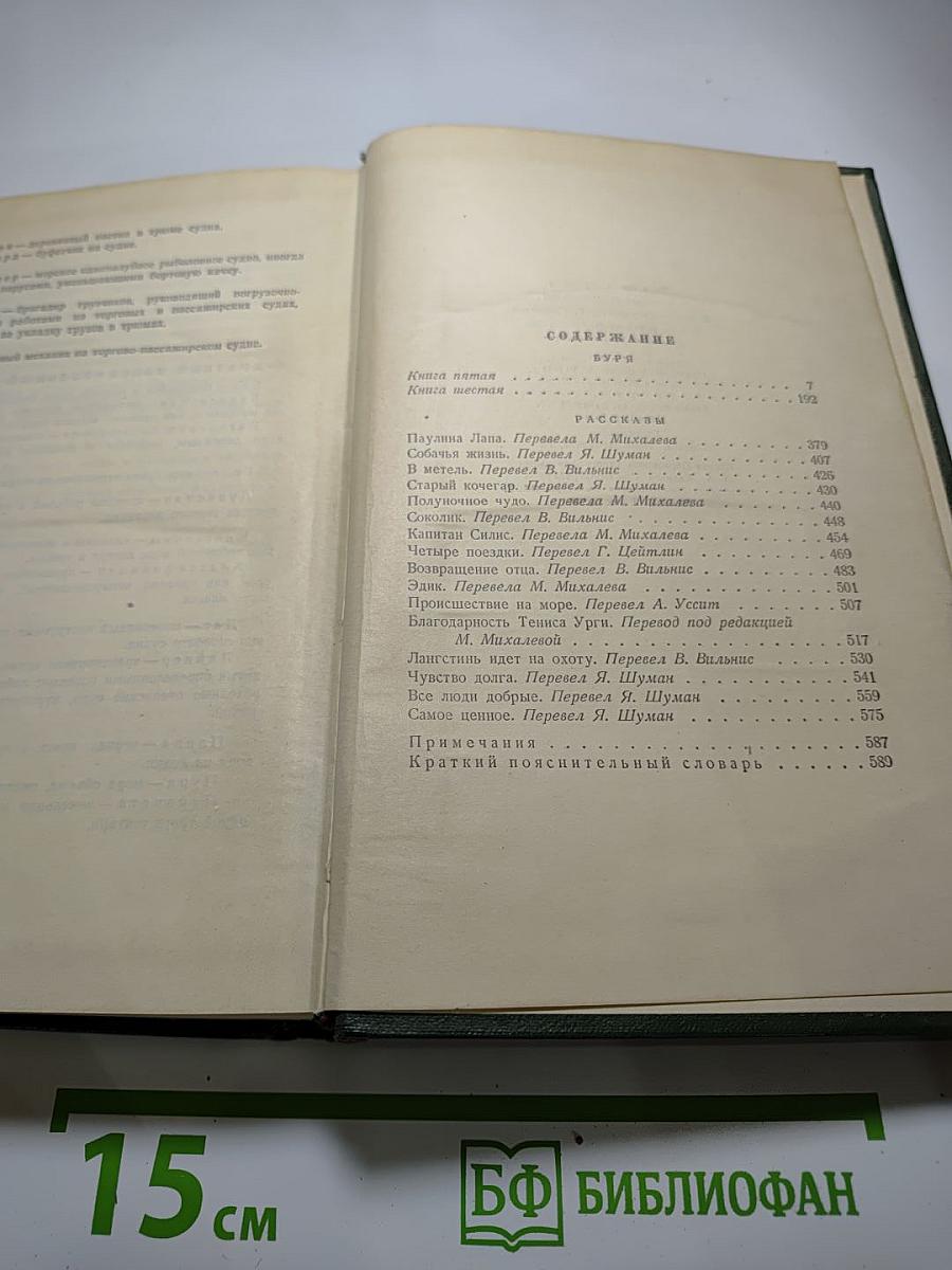 Собрание сочинений. Том пятый. Буря. Рассказы