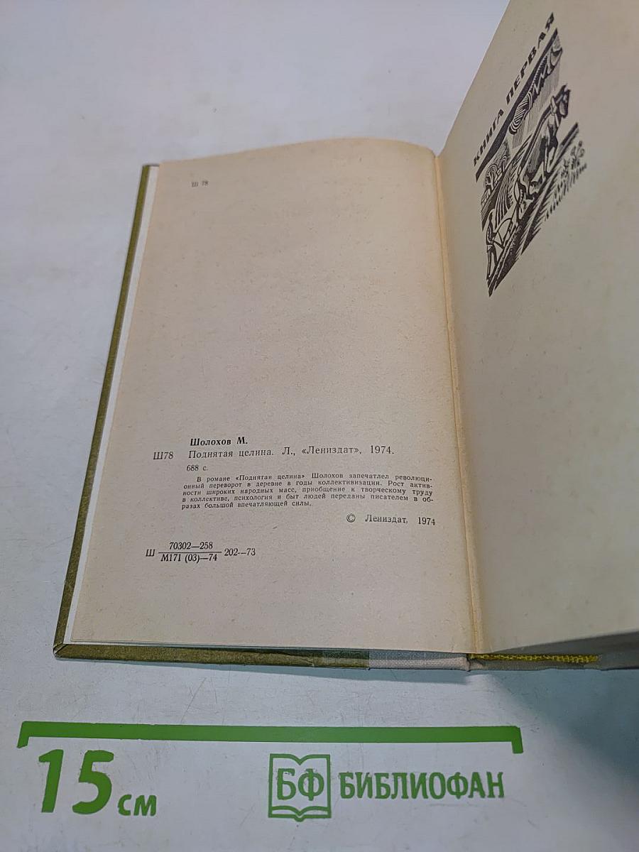 Поднятая целина. Роман в двух книгах