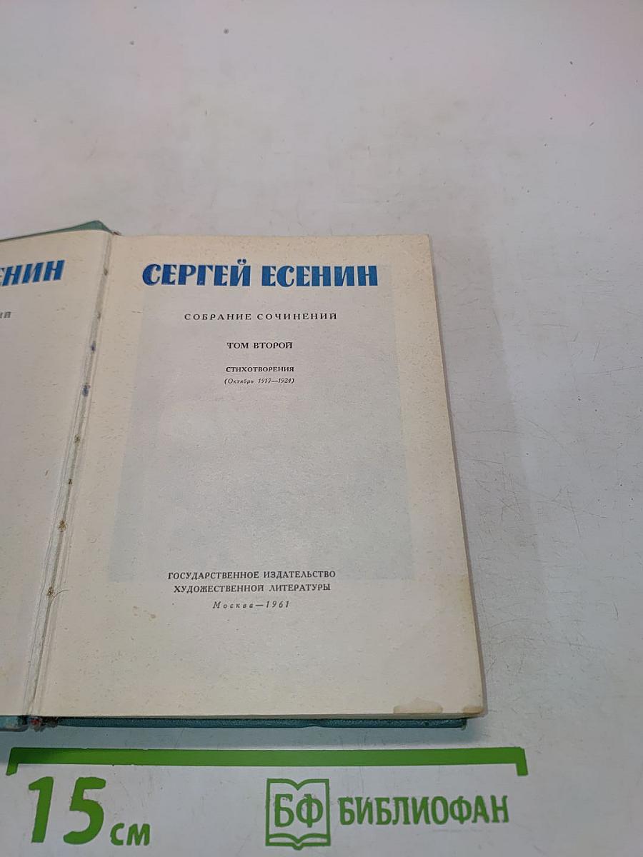 Собрание сочинений. Том второй. Стихотворения (Октябрь 1917-1924)