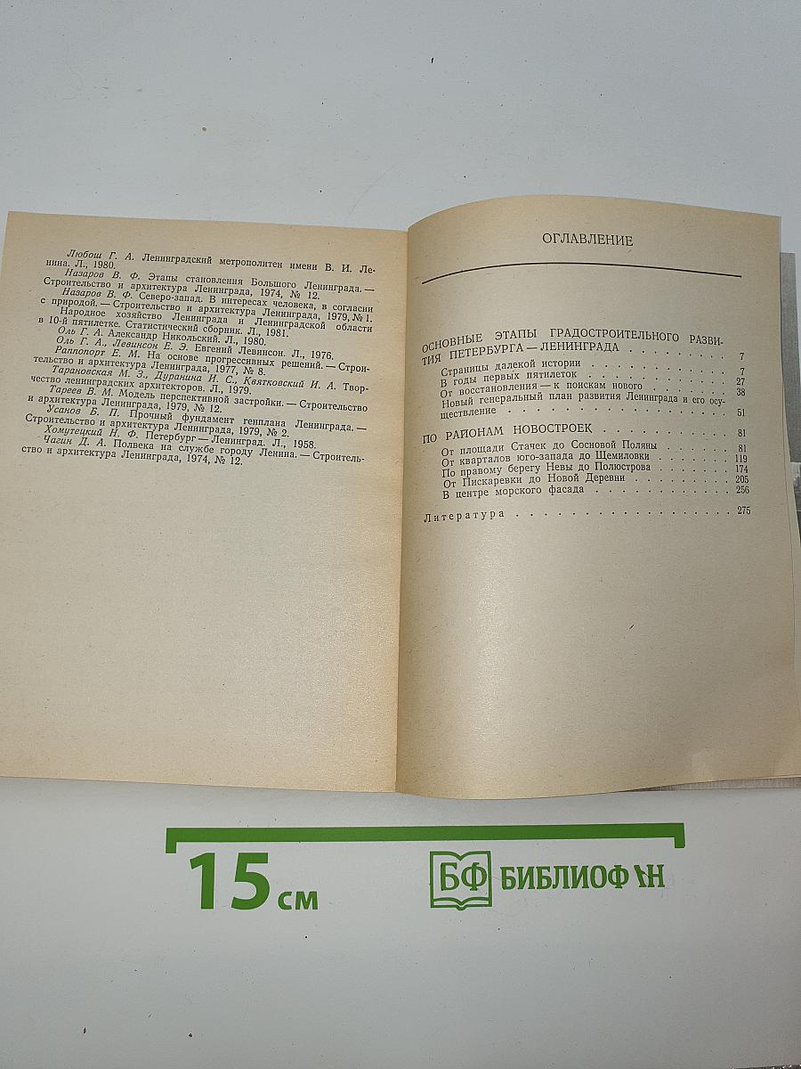 Ленинград. Районы новостроек