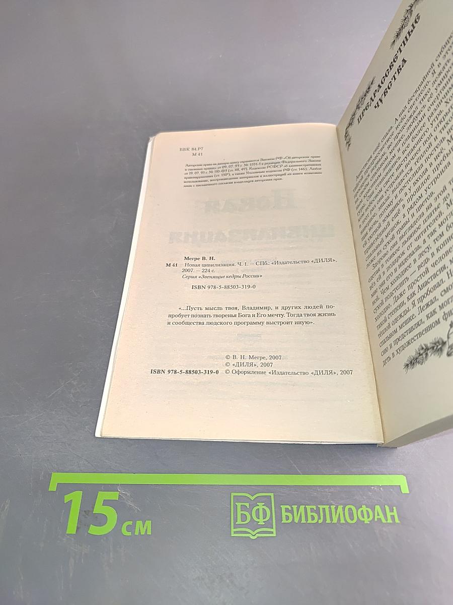 Новая цивилизация. Книга восьмая. Часть 1