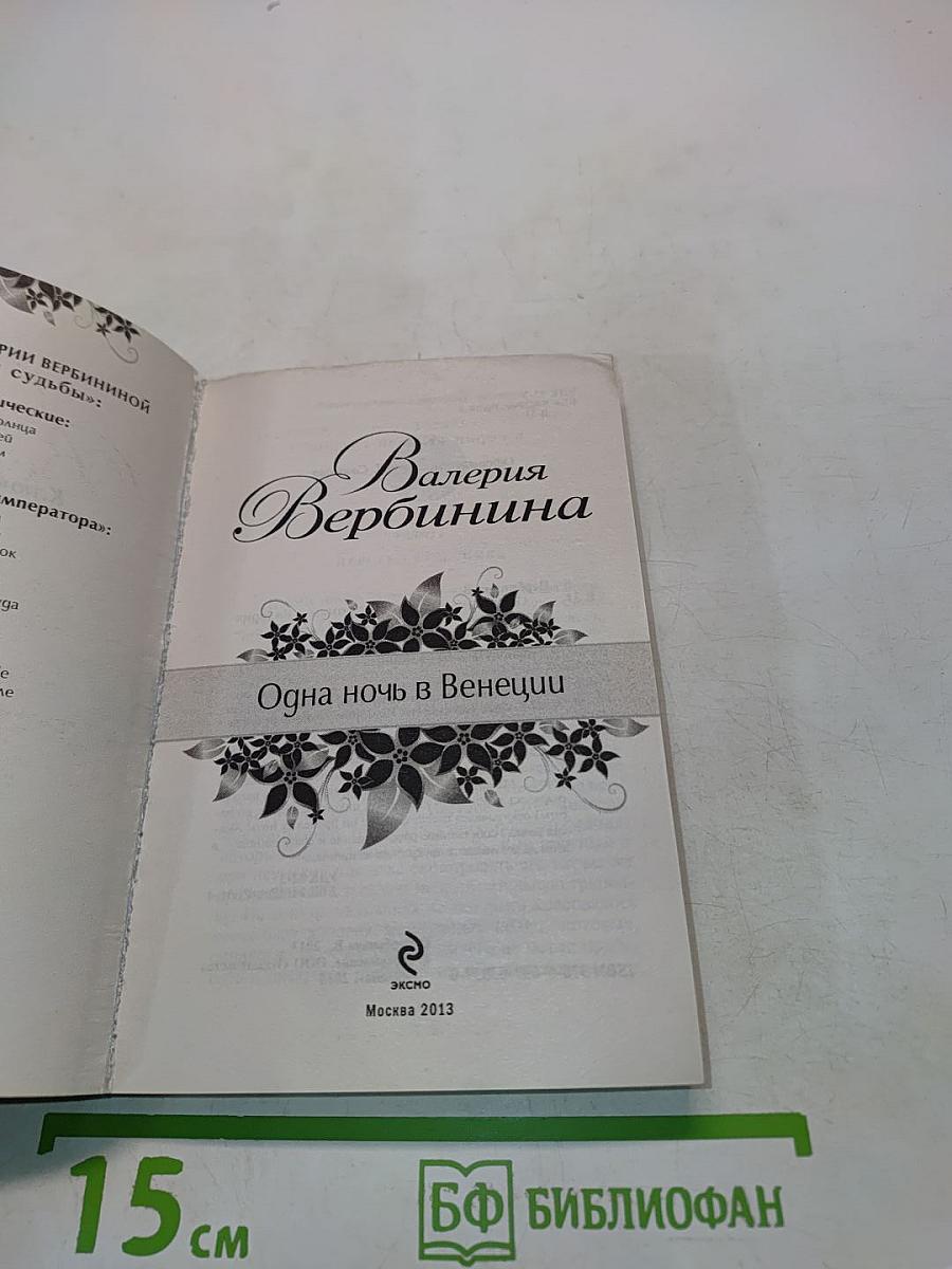 Одна ночь в Венеции