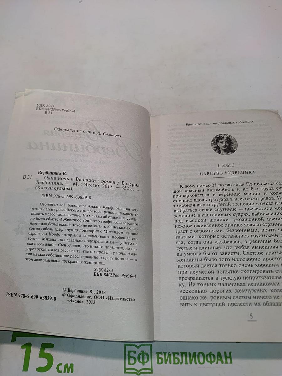 Одна ночь в Венеции
