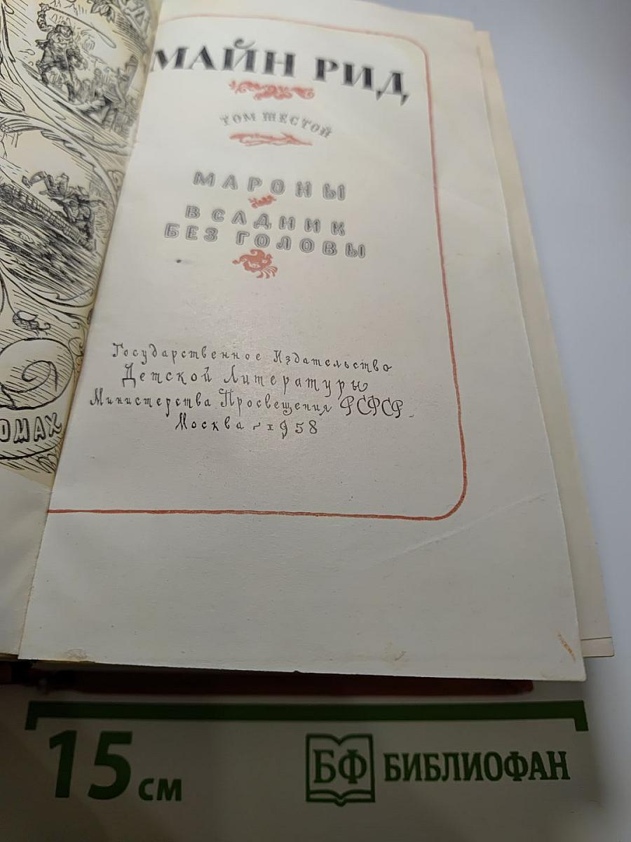 Собрание сочинений. Том VI. Мароны. Всадник без головы