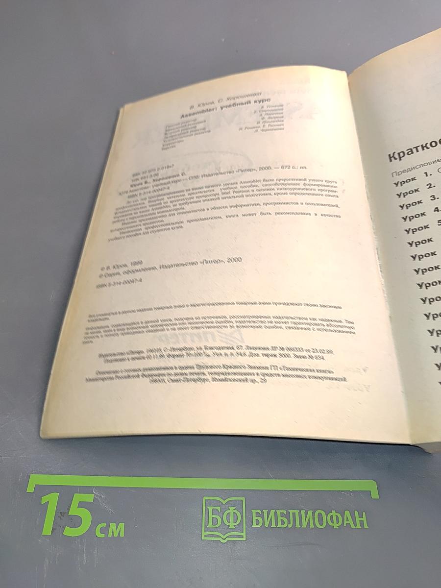 Assembler. Учебный курс
