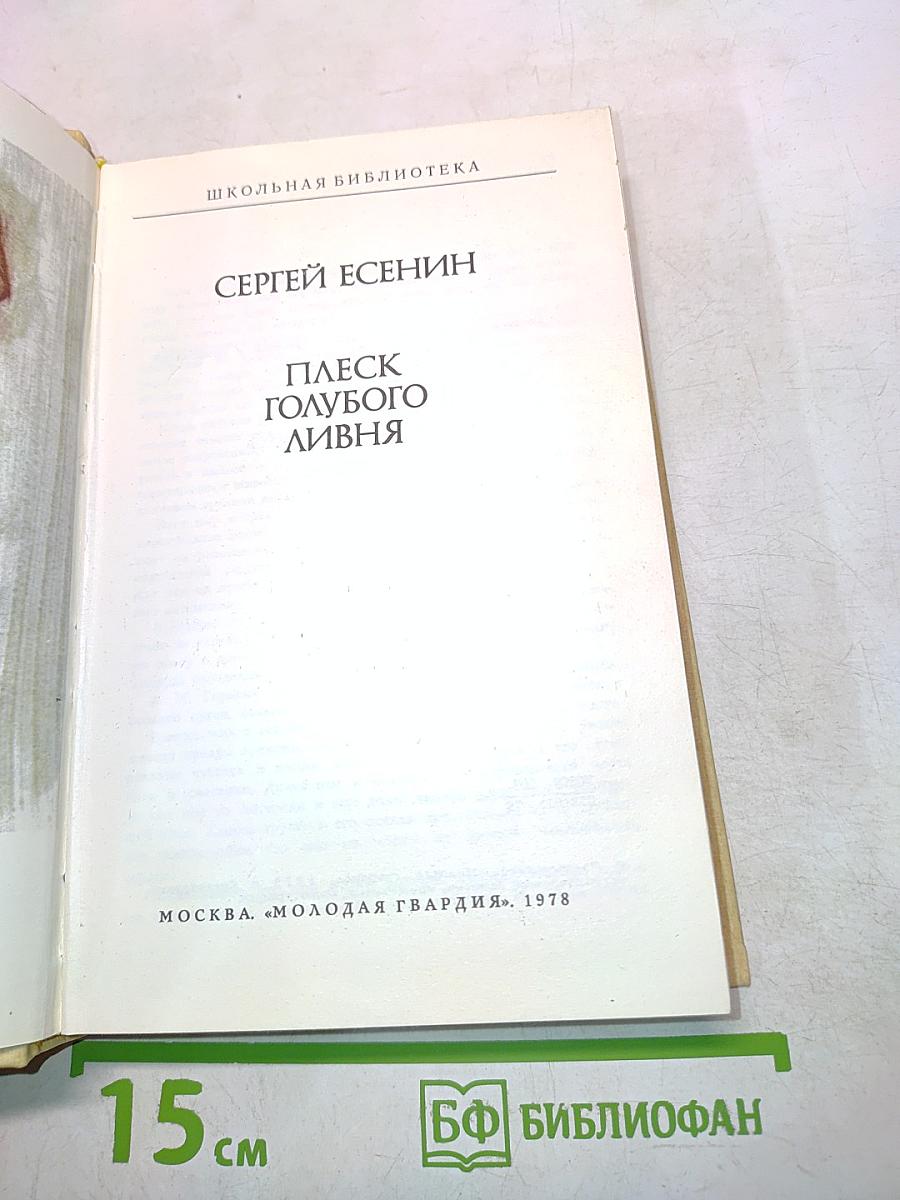 Плеск голубого ливня