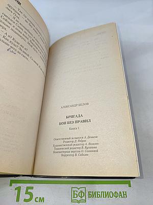 Бригада. Бой без правил. Книга 1