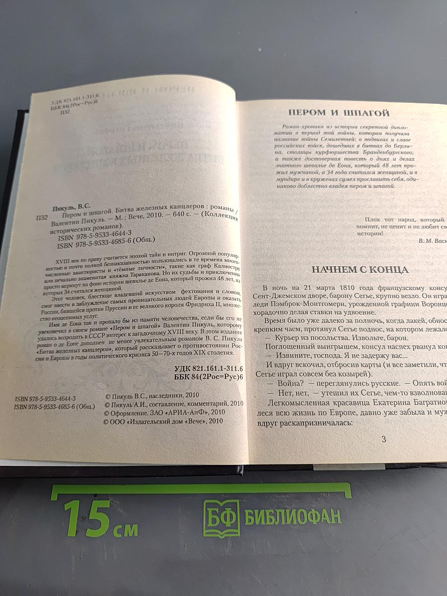 Пером и шпагой. Битва железных канцлеров